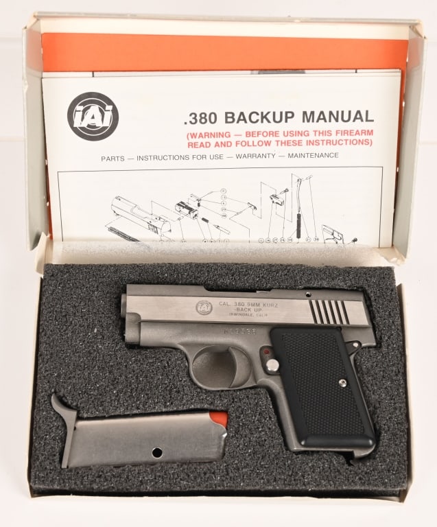 IAI IRWINDALE BACKUP 9MM KURZ SEMI AUTO PISTOL (1 of 6)