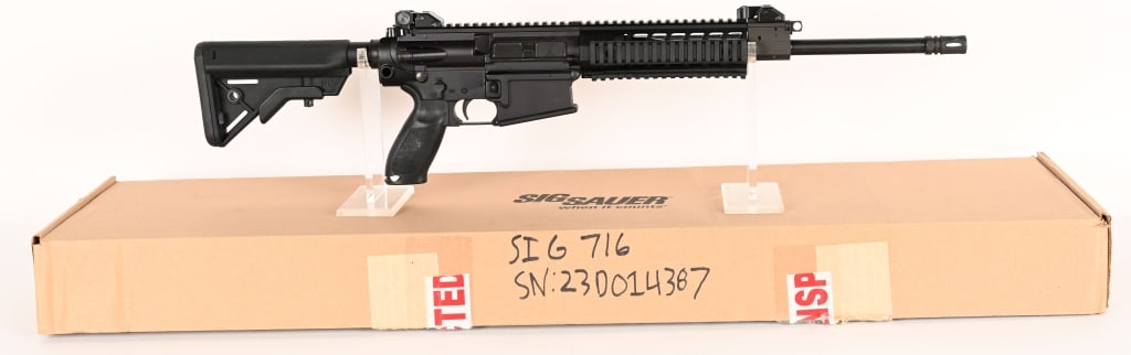 SIG SAUER SIG716 SEMI AUTO RIFLE (1 of 8)
