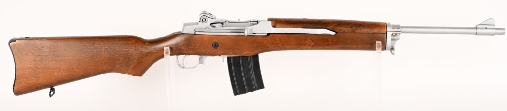 RUGER MINI-14 SEMI AUTO RIFLE MATTE STAINLESS (1 of 8)