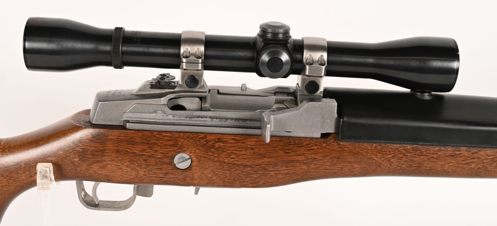 RUGER MINI-30 SEMI AUTOMATIC RIFLE WITH SCOPE - 2