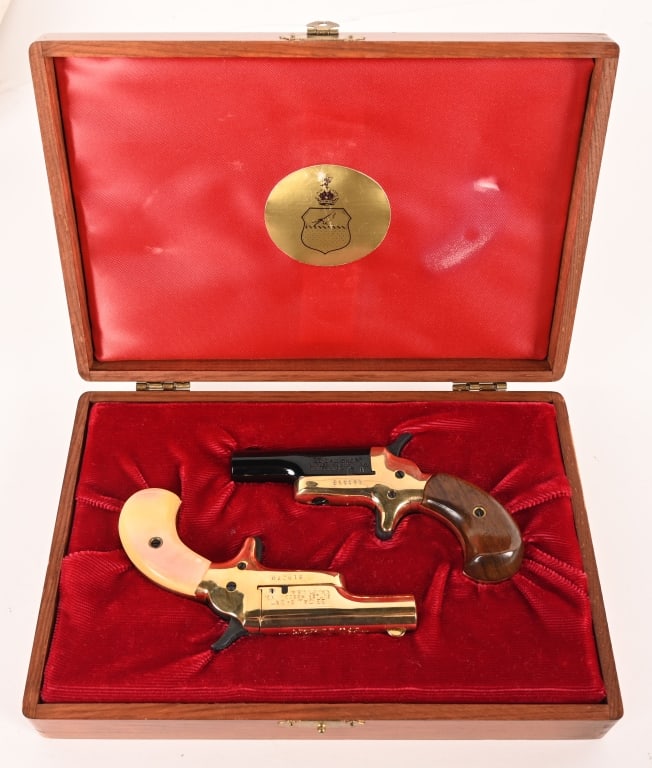 CASED PAIR OF CONSECUTIVE BUTLER DERRINGERS (1 of 6)