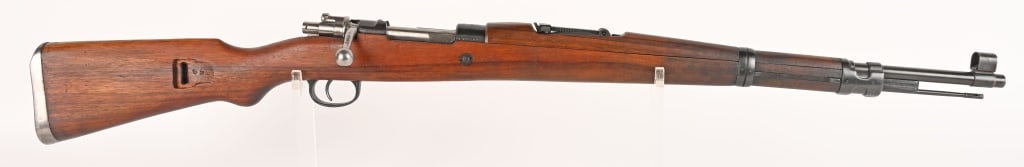 YUGOSLAVIAN M48A MAUSER BOLT ACTION RIFLE: SERIAL NUMBER: 66310. BARREL: 23-1/2". CALIBER: 8MM MAUSER. MANUFACTURED: 1950's. Sharp crest on the chamber. Import marked on the bottom of the barrel. Matching serials on the receiver, bolt, floor