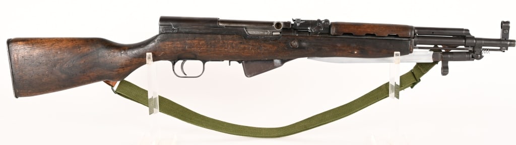 CHINESE SKS RIFLE W/ BAYONET: SERIAL NUMBER: P6392. BAREL: 16 1/2". CALIBER: 7.62X39. This Norinco factory 26 produced SKS features all of what you would expect in this commercial variant for export to the US market. It's import