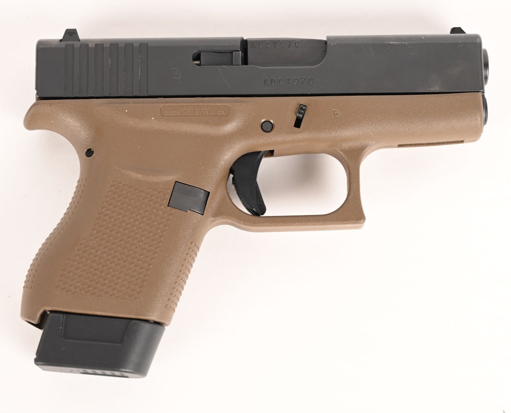 GLOCK 43 SINGLE STACK 9MM SEMI AUTO PISTOL - 3