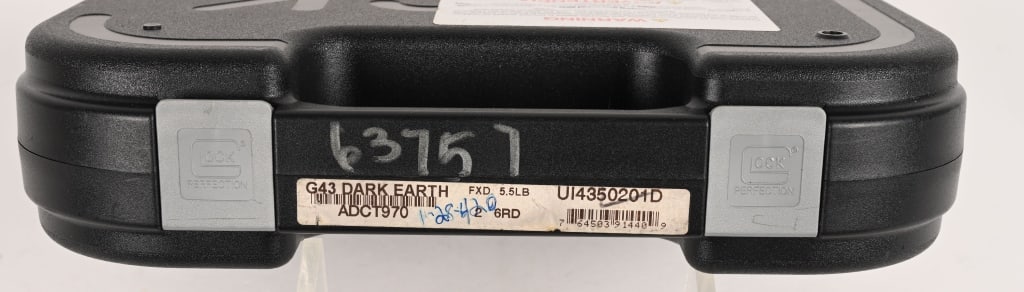 GLOCK 43 SINGLE STACK 9MM SEMI AUTO PISTOL - 6