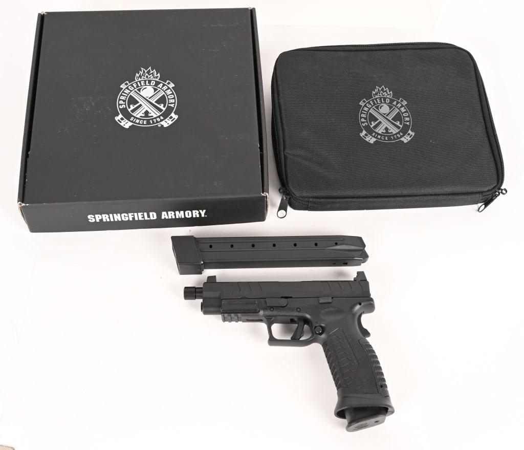 SPRINGFIELD ARMORY XD ELITE 9MM SEMI AUTO PISTOL: SERIAL NUMBER: BA721189. BARREL: 5 1/4". CALIBER: 9X19. The Springfield Armory XD-M Elite is a series of striker-fired, polymer-framed handguns featuring enhanced performance upgrades like the Match E