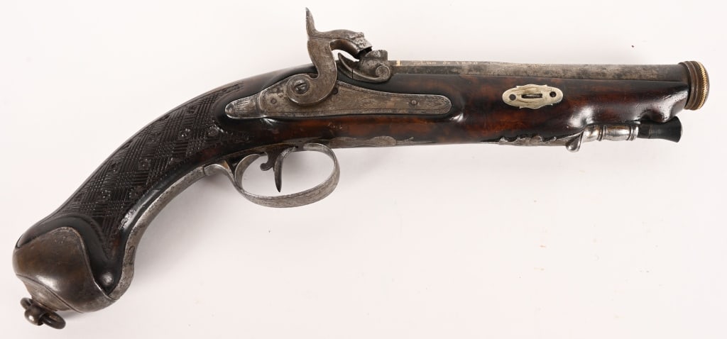 19TH CENTURY SPANISH PERCUSSION PISTOL (1 of 14)