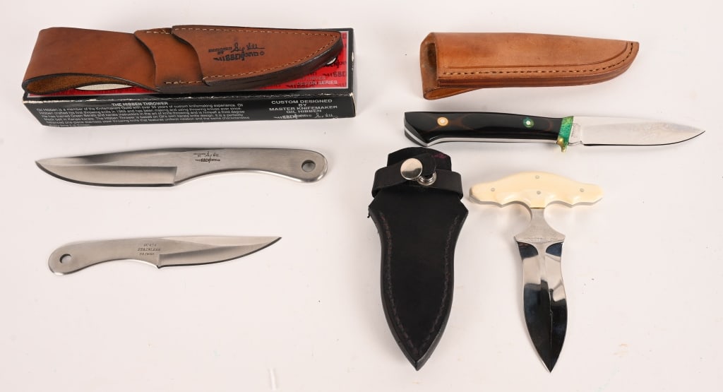 R HINDERER, HIBBEN AND R.W. WILSON KNIVES (1 of 7)