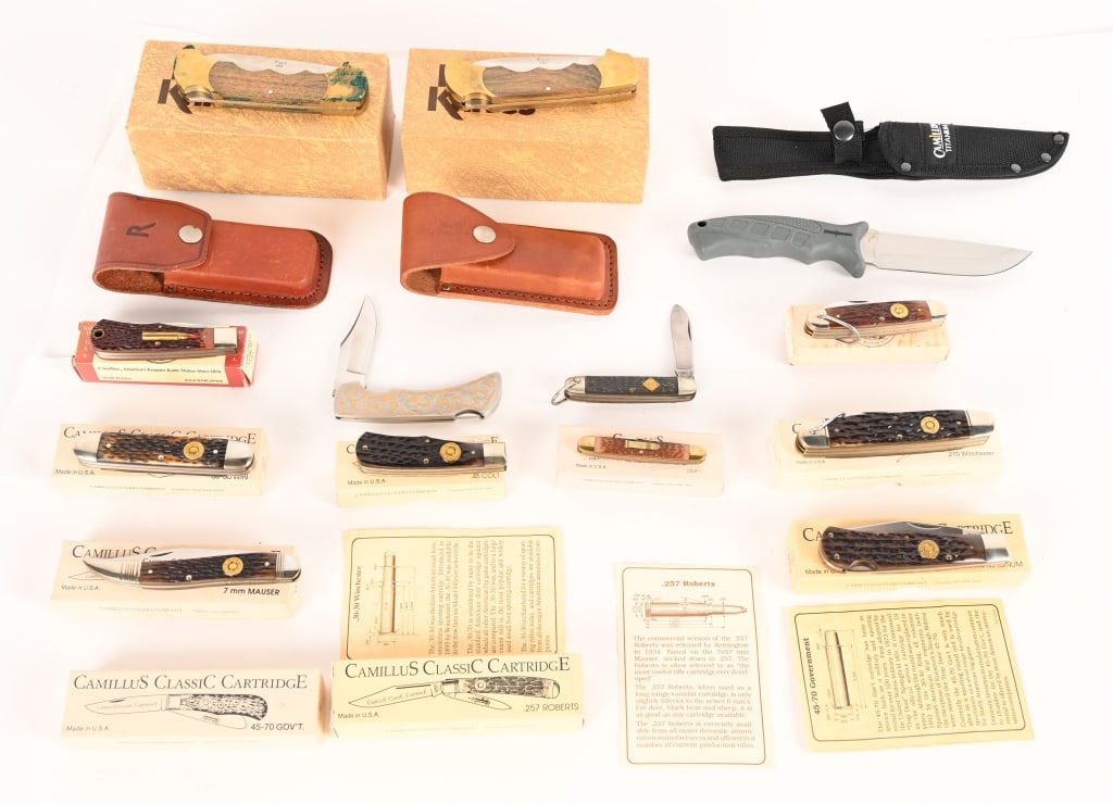 LOT OF RIGID AND CAMILLUS KNIVES (1 of 4)