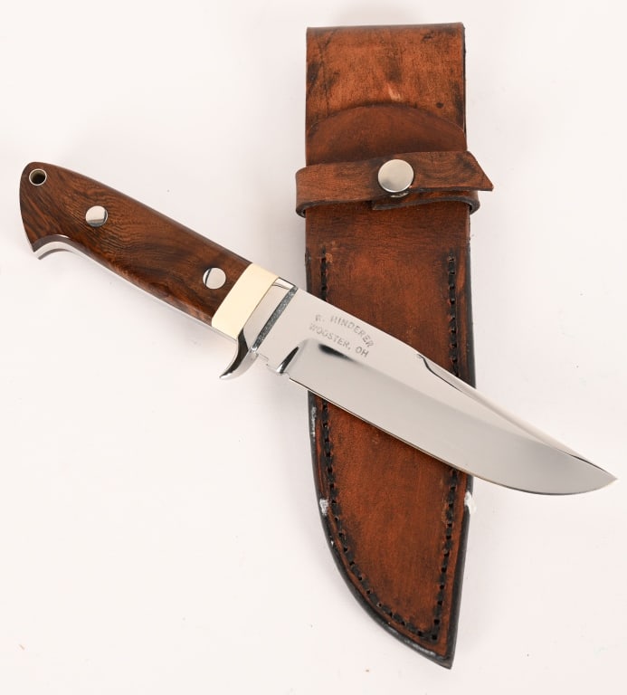 RICK HINDERER MADE DROP POINT KNIFE - 4