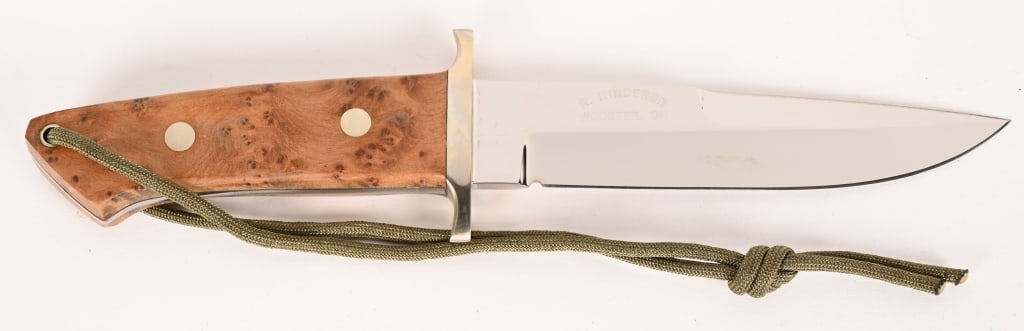 RICK HINDERER MADE SPEAR POINT KNIFE - 2