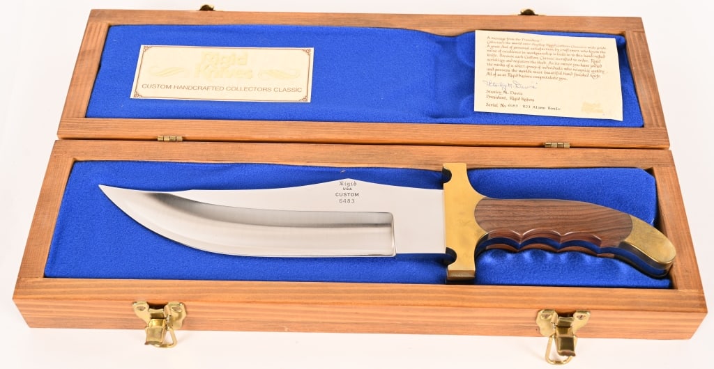 RIGID KNIVES CUSTOM HAND CRAFTED ALAMO BOWIE (1 of 4)