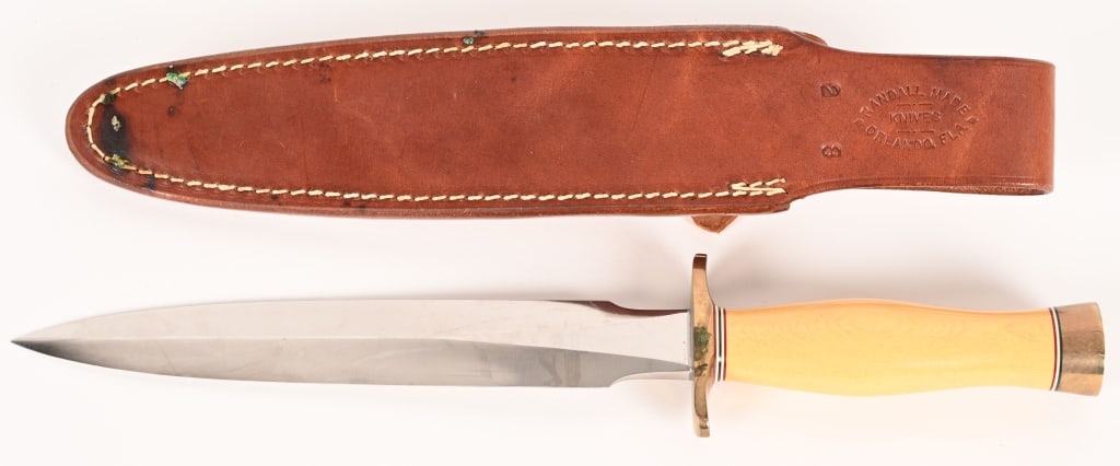 RANDALL MADE MODEL 2 MICARTA DAGGER - 3