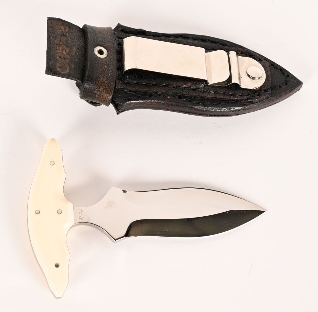 RANDALL MADE MODEL 10 & "RH" PUSH DAGGER - 2