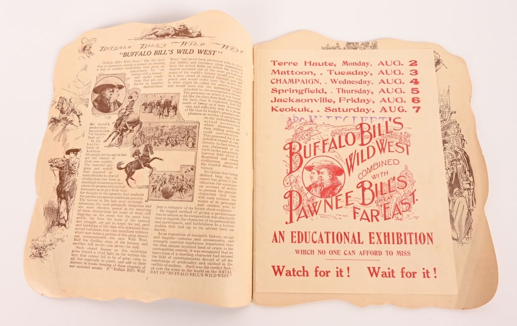 1909 BUFFALO BILL PAWNEE BILL WILD WEST PROGRAM - 3