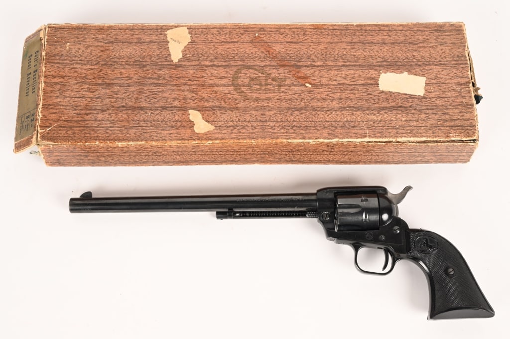COLT BUNTLINE SCOUT REVOLVER .22LR w/ BOX (1 of 6)