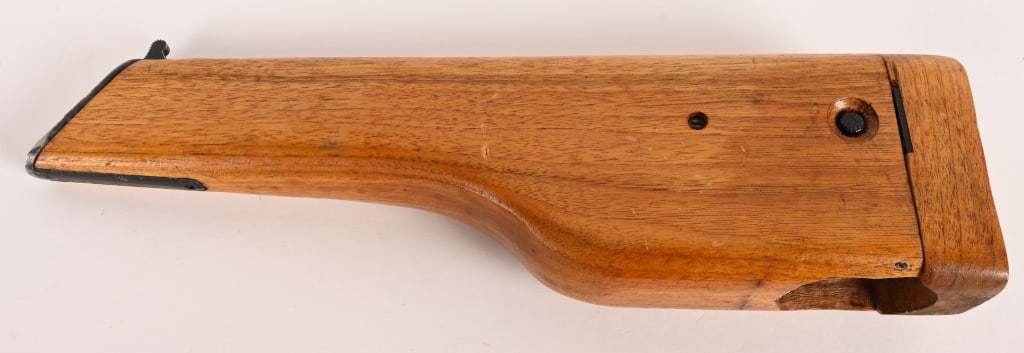 WWI IMPERIAL GERMAN C96 BROOMHANDLE MAUSER STOCK: Imperial German Commercial C96 Broomhandle Mauser Shoulder Stock in excellent serviceable condition.