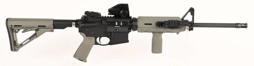 RUGER AR556 SEMI AUTO RIFLE W/ RED DOT (1 of 7)