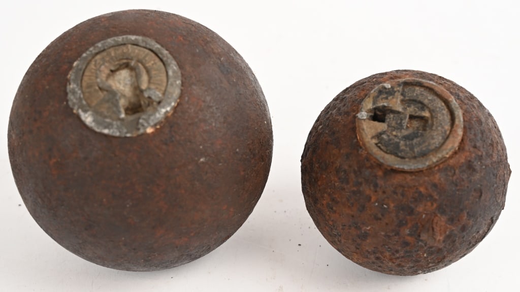 CIVIL WAR FEDERAL CANNON / ARTILLERY SHELL LOT (1 of 4)