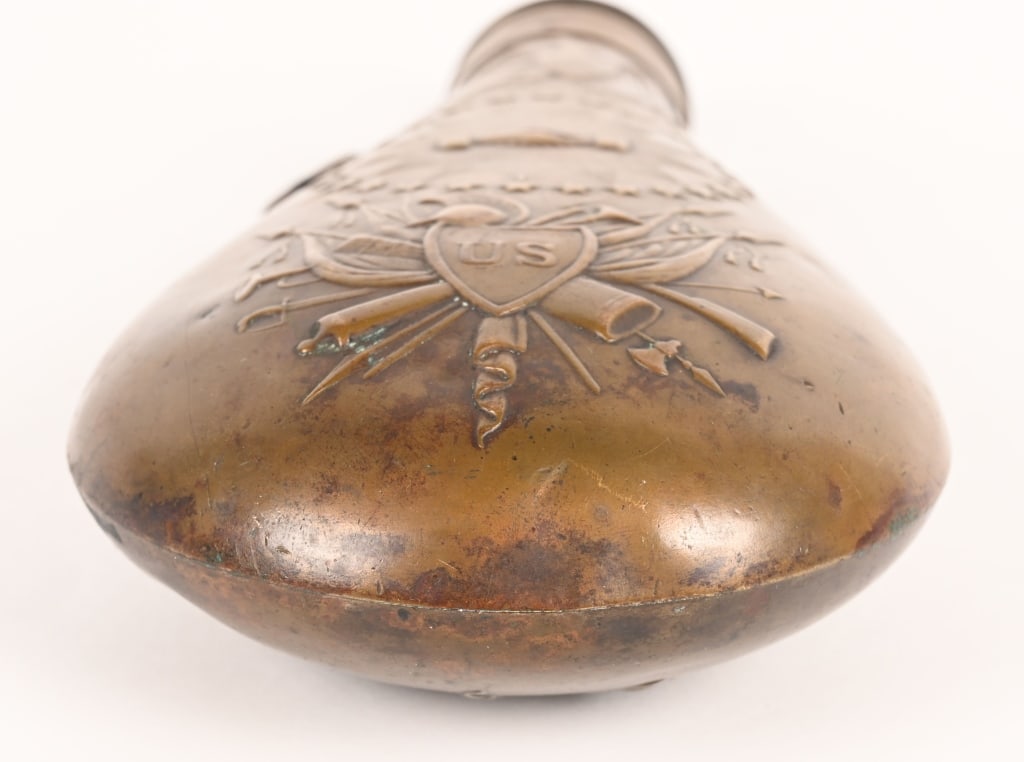 US MEXICAN WAR 1846 DATED AMES PEACE FLASK - 3