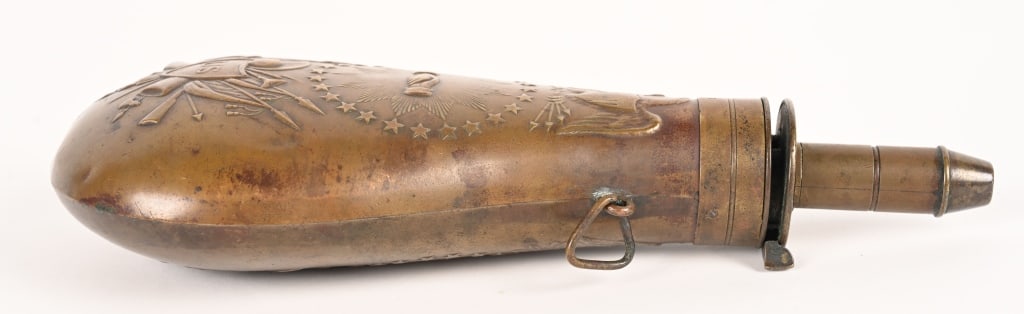 US MEXICAN WAR 1846 DATED AMES PEACE FLASK - 4