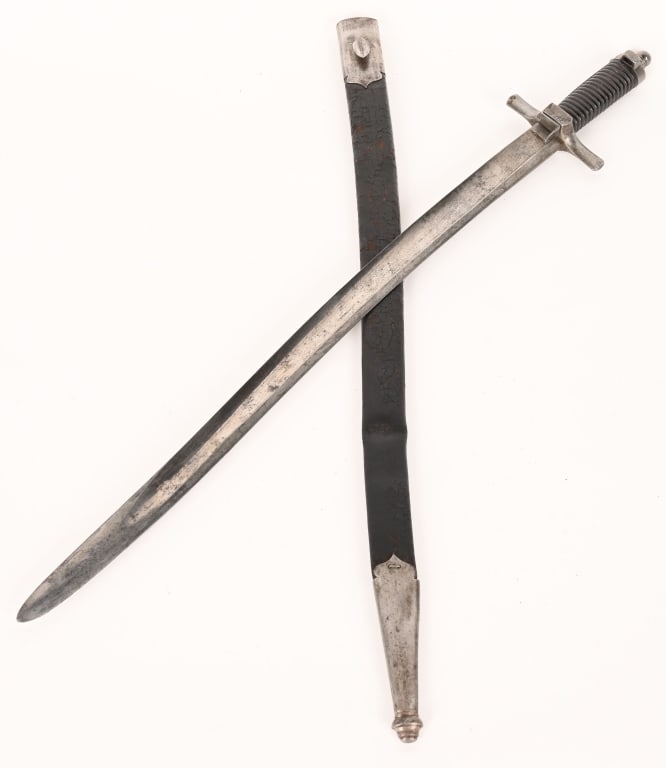 FRENCH MID 19TH CENTURY HUNTING SWORD BAYONET (1 of 7)
