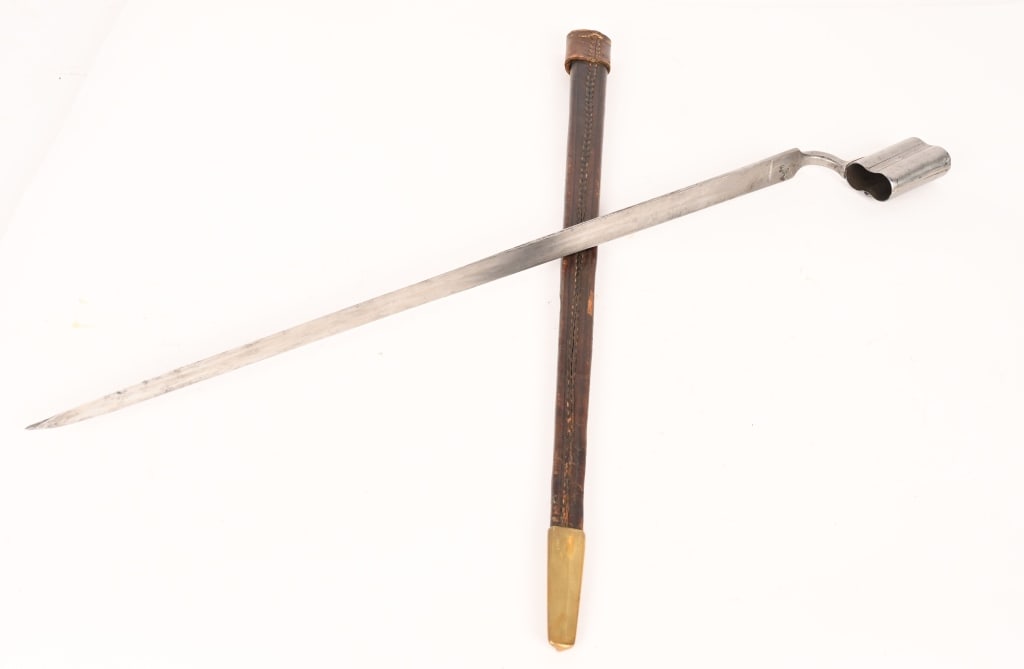 SOCKET BAYONET C 1860 FOR DOUBLE BARREL SHOTGUN (1 of 9)