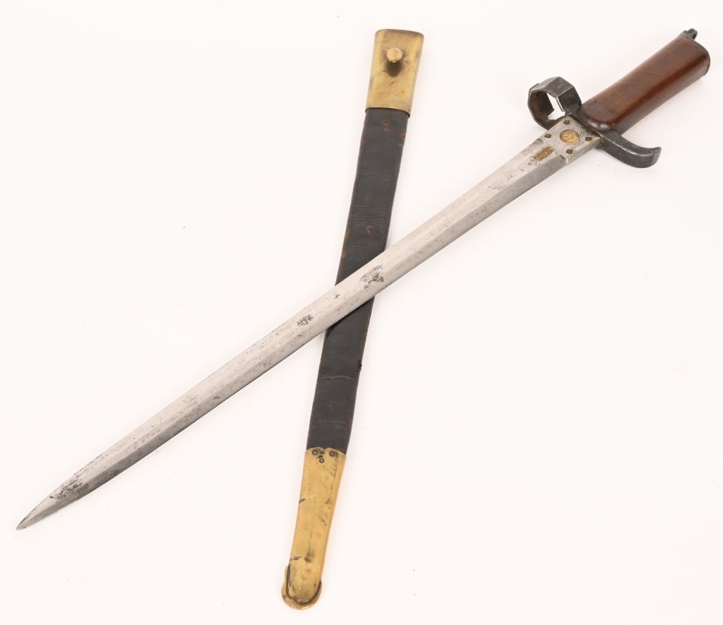 GERMAN PRUSSIAN OCTAGONAL BARREL HUNTING BAYONET (1 of 8)