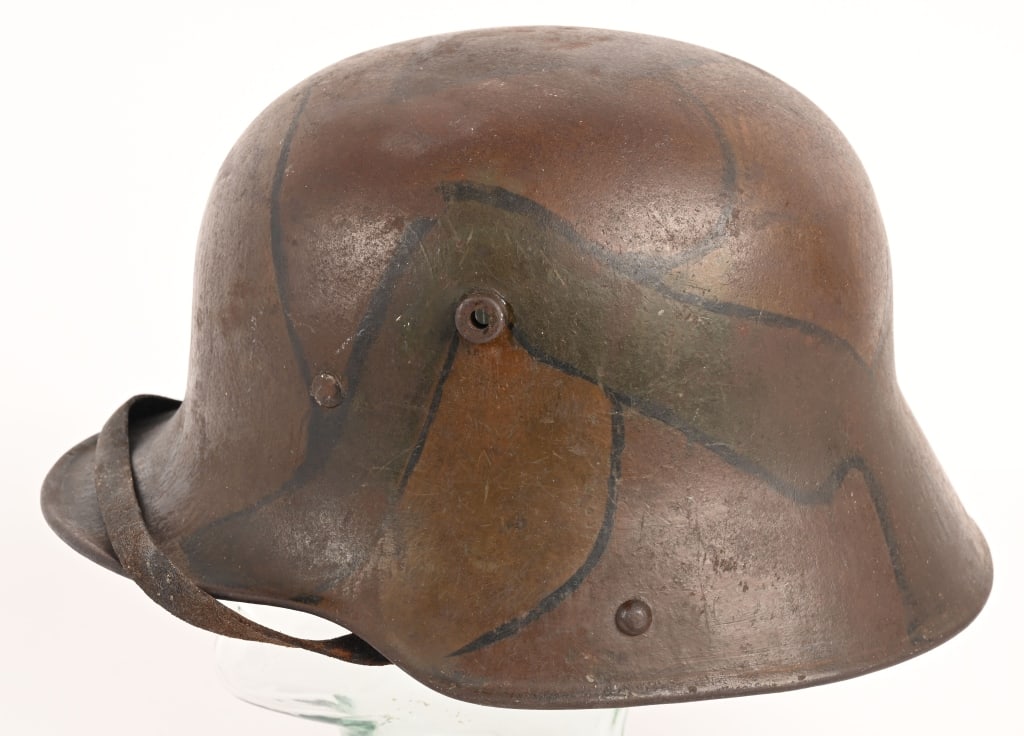 WW1 IMPERIAL GERMAN M17 CAMOUFLAGE HELMET WWI (1 of 6)