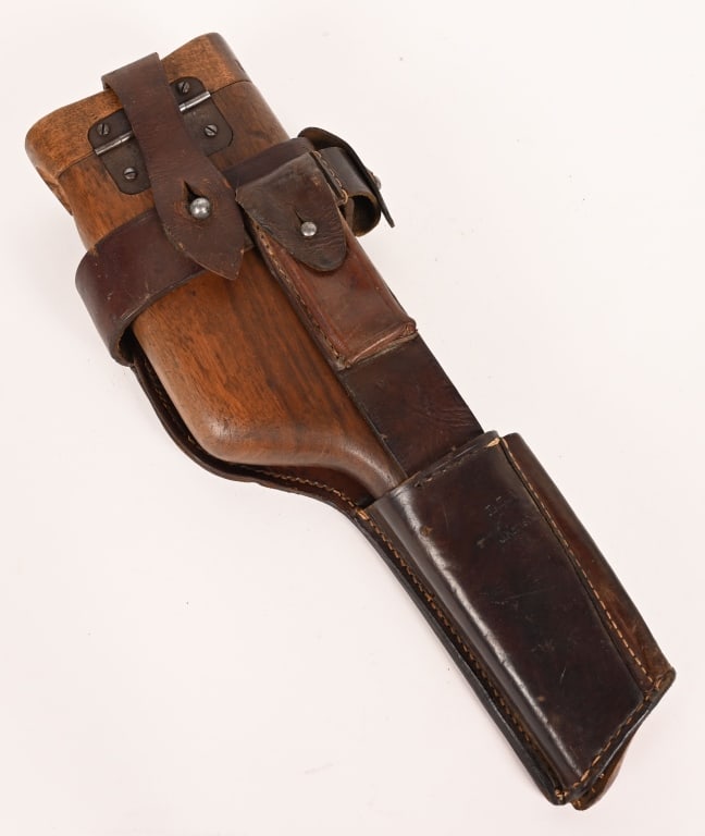 IMPERIAL GERMAN BROOMHANDLE MAUSER STOCK HOLSTER (1 of 10)