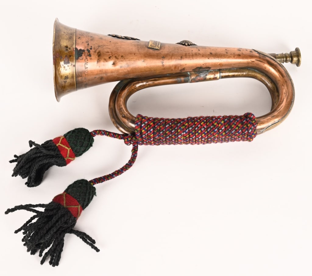 WW1 BRITISH BUGLE KIA PILOT ROYAL FLYING CORPS WWI (1 of 6)