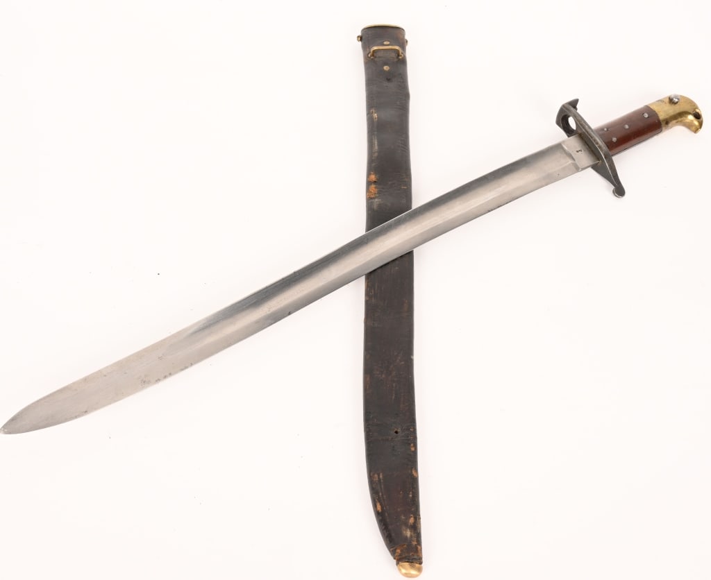 SWEDISH NAVY MODEL 1867-94-14 SWORD BAYONET (1 of 8)