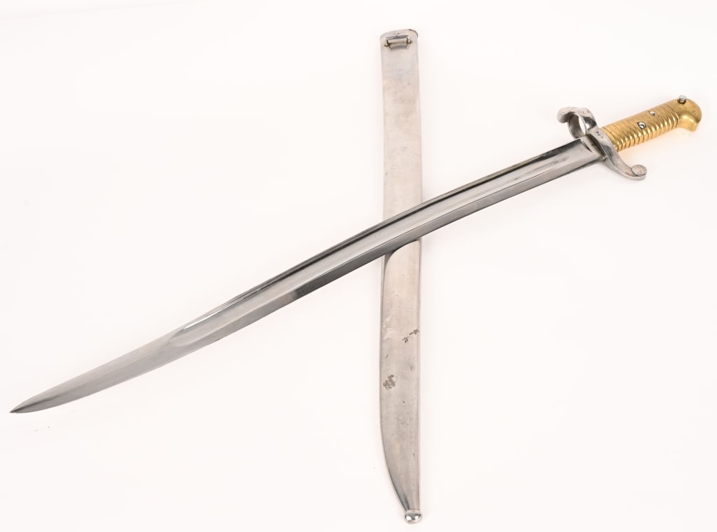 FRENCH MODEL 1842 WALL GUN SWORD BAYONET (1 of 5)