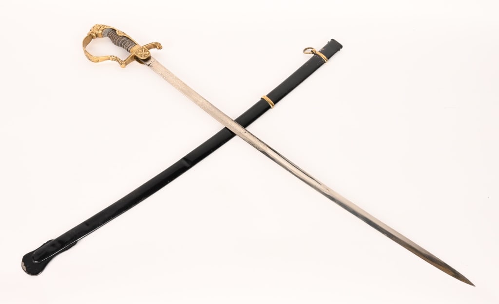 WW1 IMPERIAL GERMAN LION HEAD SWORD ENGRAVED WWI (1 of 11)