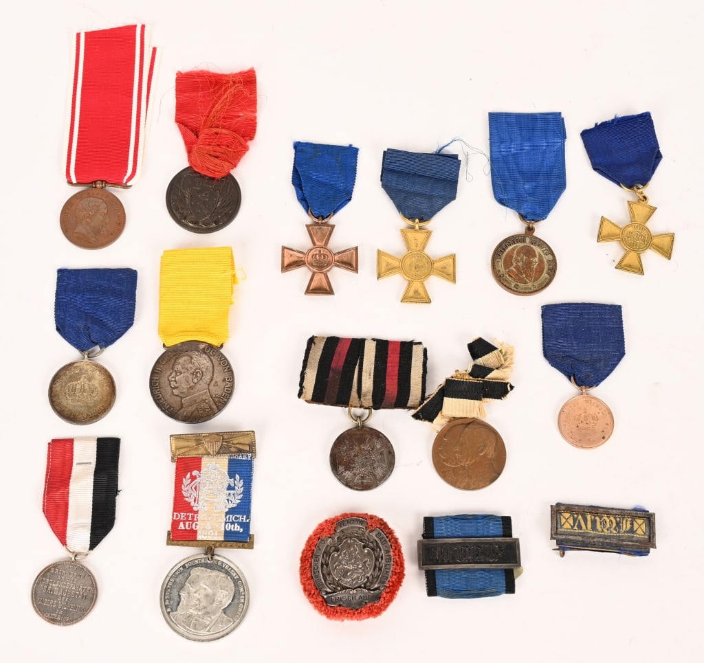 WWI IMPERIAL GERMAN MEDAL LOT LONG SERVICE GAR (1 of 11)