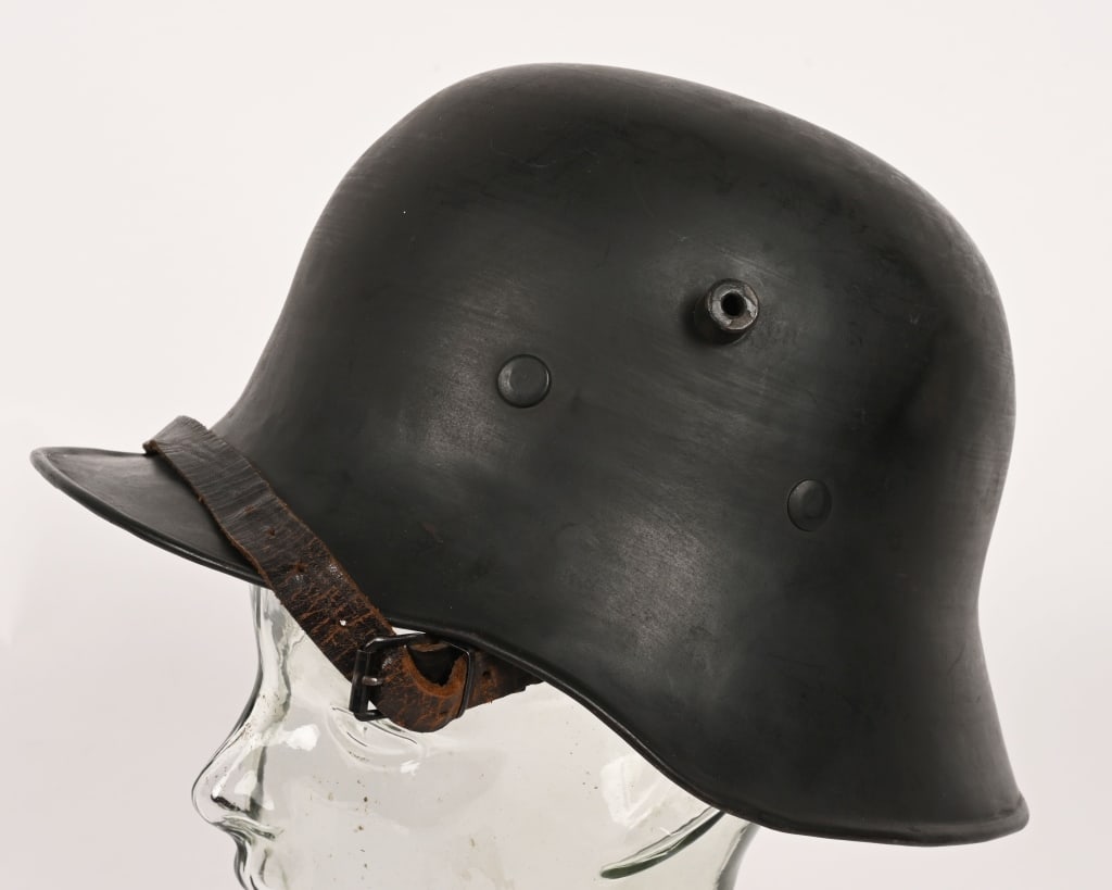 GERMAN M18 HELMET W LINER & CHINSTRAP DRP ANG (1 of 6)