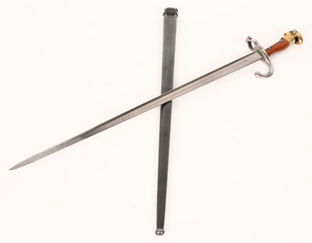 FRENCH 1874 GRAS RIFLE ARSENAL CUT AWAY BAYONET (1 of 7)