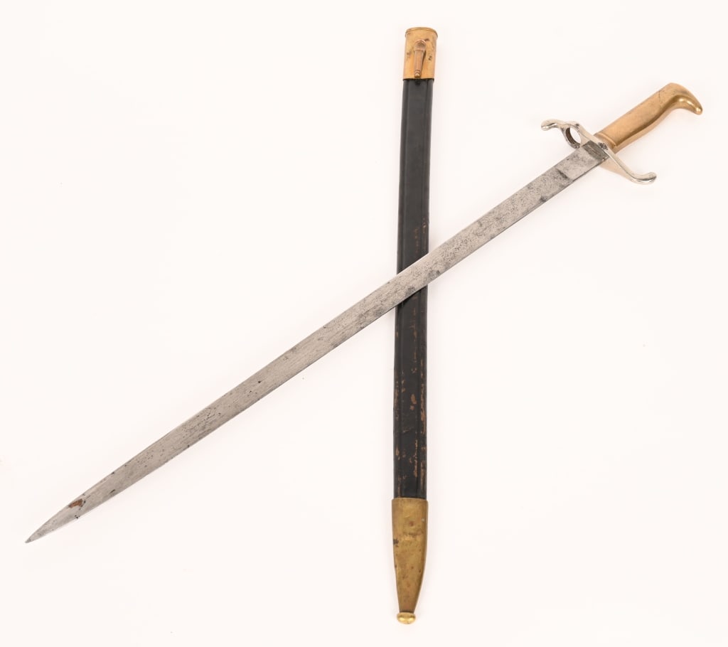 GERMAN MODEL 1871 MAUSER RIFLE DRESS SWORD BAYONET (1 of 6)