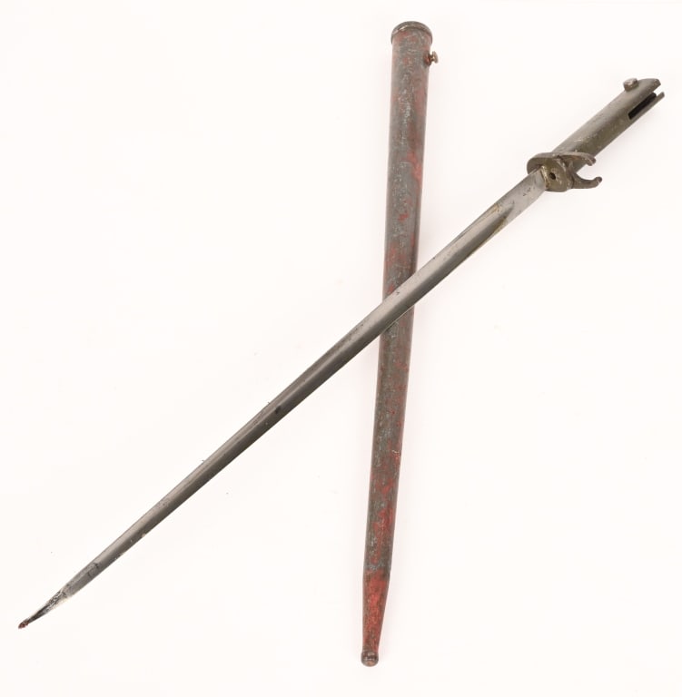 WWI GERMAN ERSATZ LONG BAYONET TRIANGULAR BLADE (1 of 6)