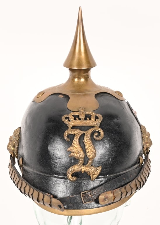 WWI IMPERIAL GERMAN SCHWERE REITER SPIKED HELMET (1 of 6)