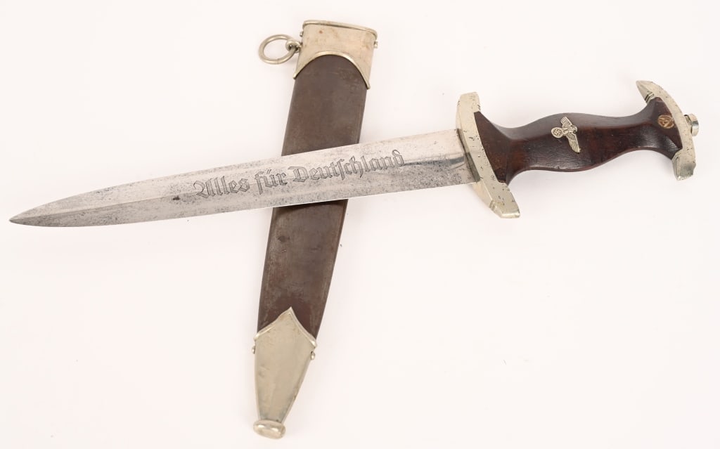WWII NAZI GERMAN SA M33 DAGGER AUG. MERTEN WW2 (1 of 7)