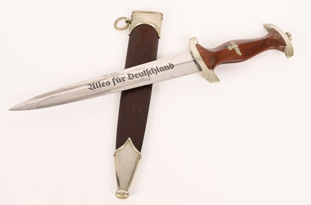 WWII NAZI GERMAN SA DAGGER BY F. ED. OHLIGER WW2 (1 of 7)