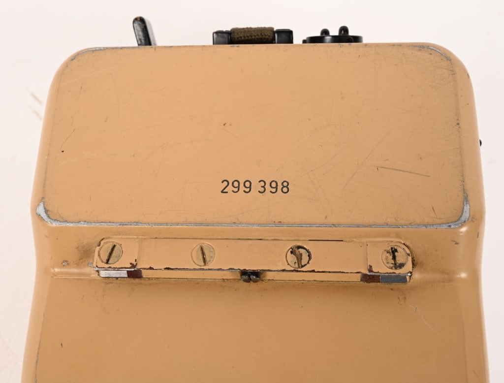 WWII NAZI GERMAN CASED BLC RANGEFINDER BINOCULARS - 10