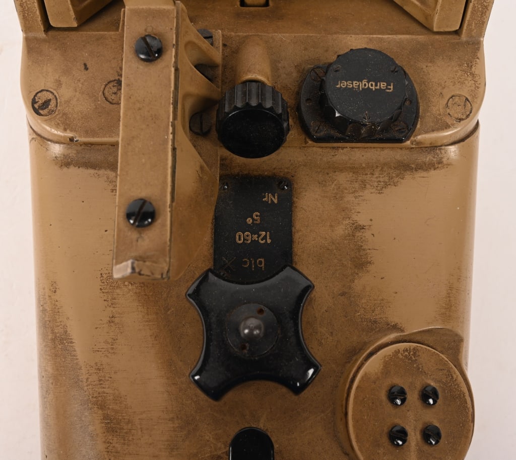 WWII NAZI GERMAN CASED BLC RANGEFINDER BINOCULARS - 12