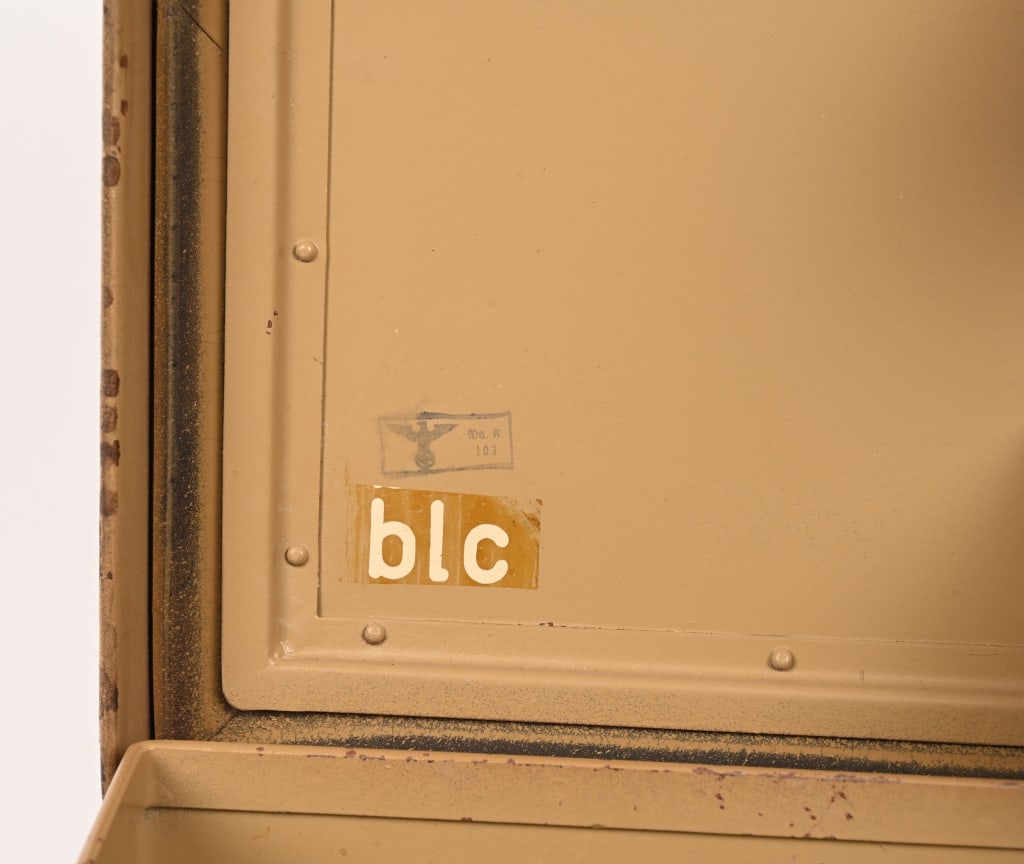 WWII NAZI GERMAN CASED BLC RANGEFINDER BINOCULARS - 2