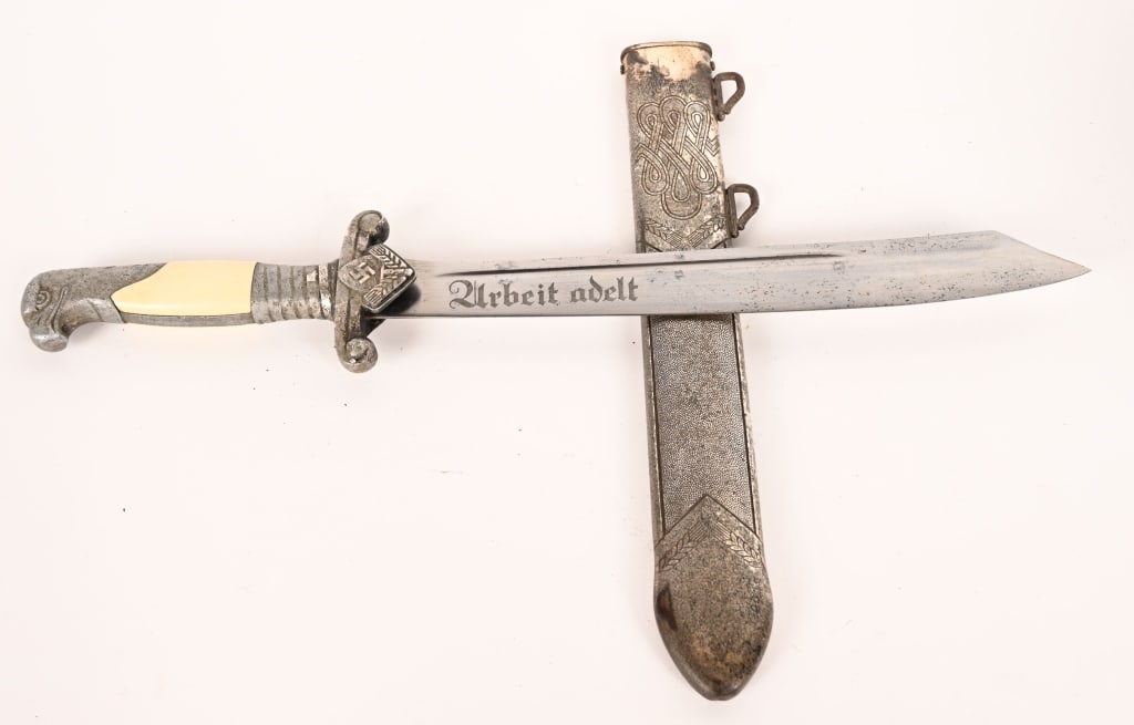 WWII NAZI GERMAN RAD LEADER'S DAGGER BY WINGEN WW2 (1 of 8)