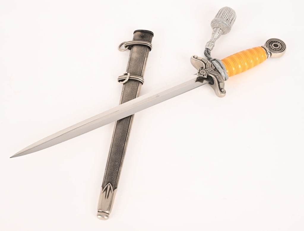 WWII NAZI GERMAN TENO OFFICERS DAGGER by EICKHORN (1 of 7)