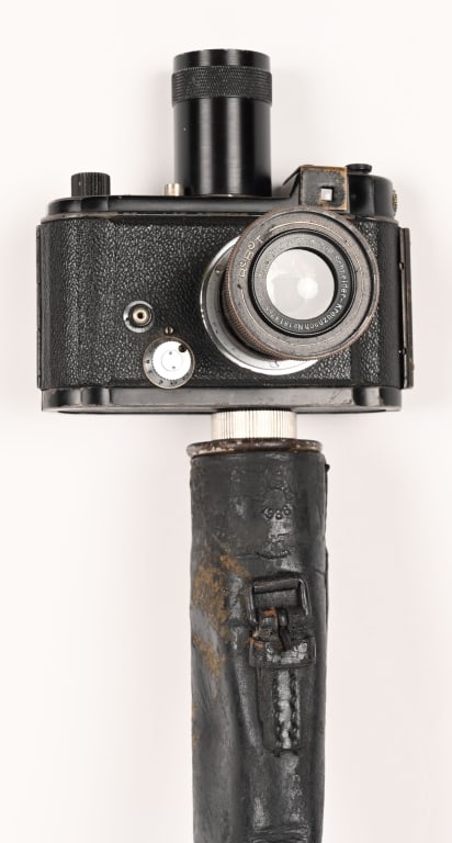 WWII NAZI GERMAN LUFTWAFFE ROBOT CAMERA W TRIPOD - 6