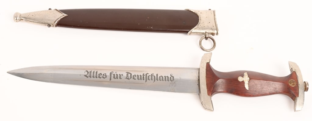 WWII NAZI GERMAN SA TRANSITIONAL DAGGER M7/66 WW2 (1 of 7)