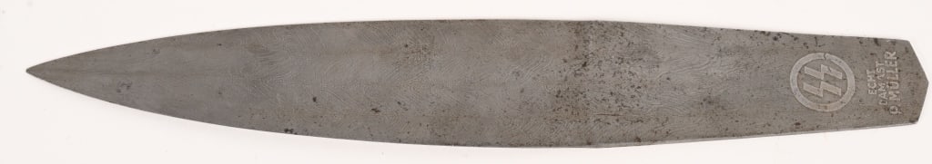 WWII SS HIMMLER DAMASCUS LETTER OPENER P. MULLER (1 of 4)